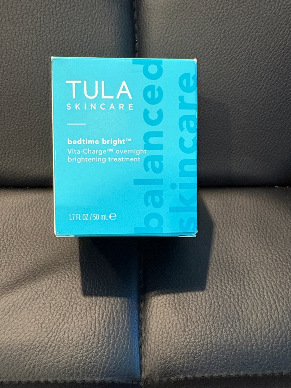 Tula Skincare Bedtime Bright Overnight Treatment - New in box.